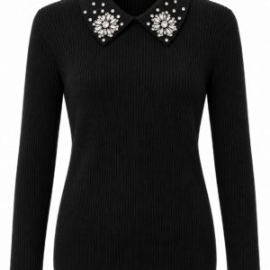 Czarny sweter Crystal