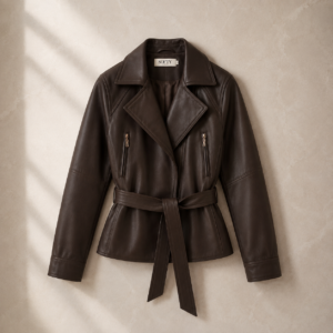Kurtka ramoneska SOFTY – Chocolate Brown